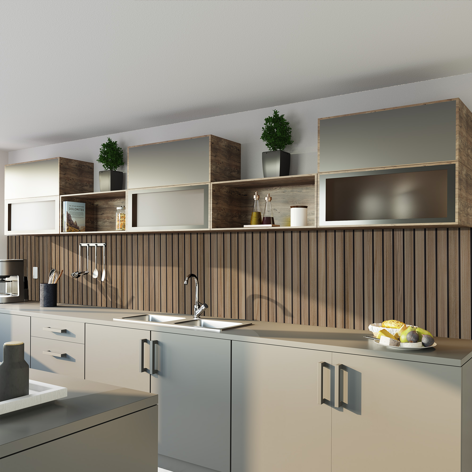 Rückwand, Scandi vertikal