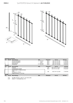 0756 Badewannenfaltwand 7-tlg. 28.10.2025
