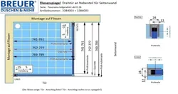Fliesenspiegel - Artikel 3384003 und 3386003