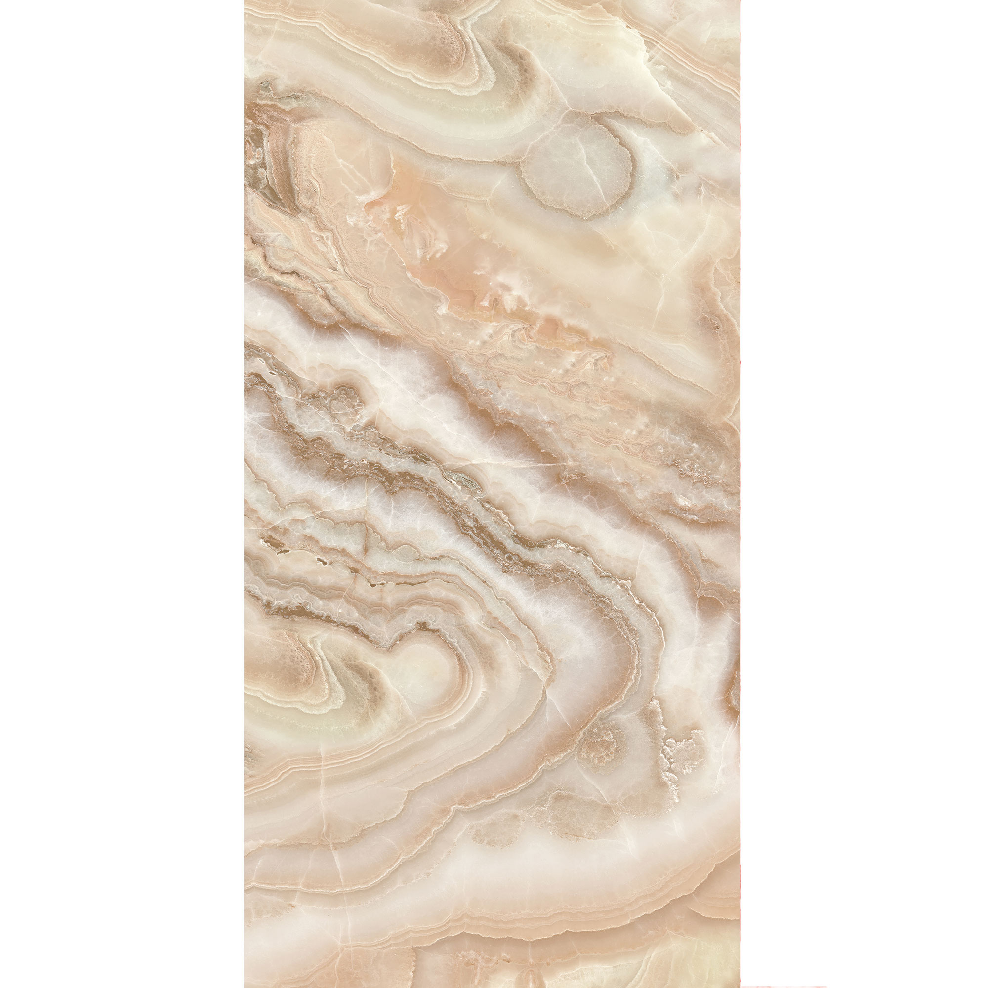 Seidenmatt Marmor Beige-Weiß