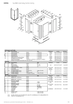 Eckeinstieg mit Drehtür 4-tlg. 31.10.2025