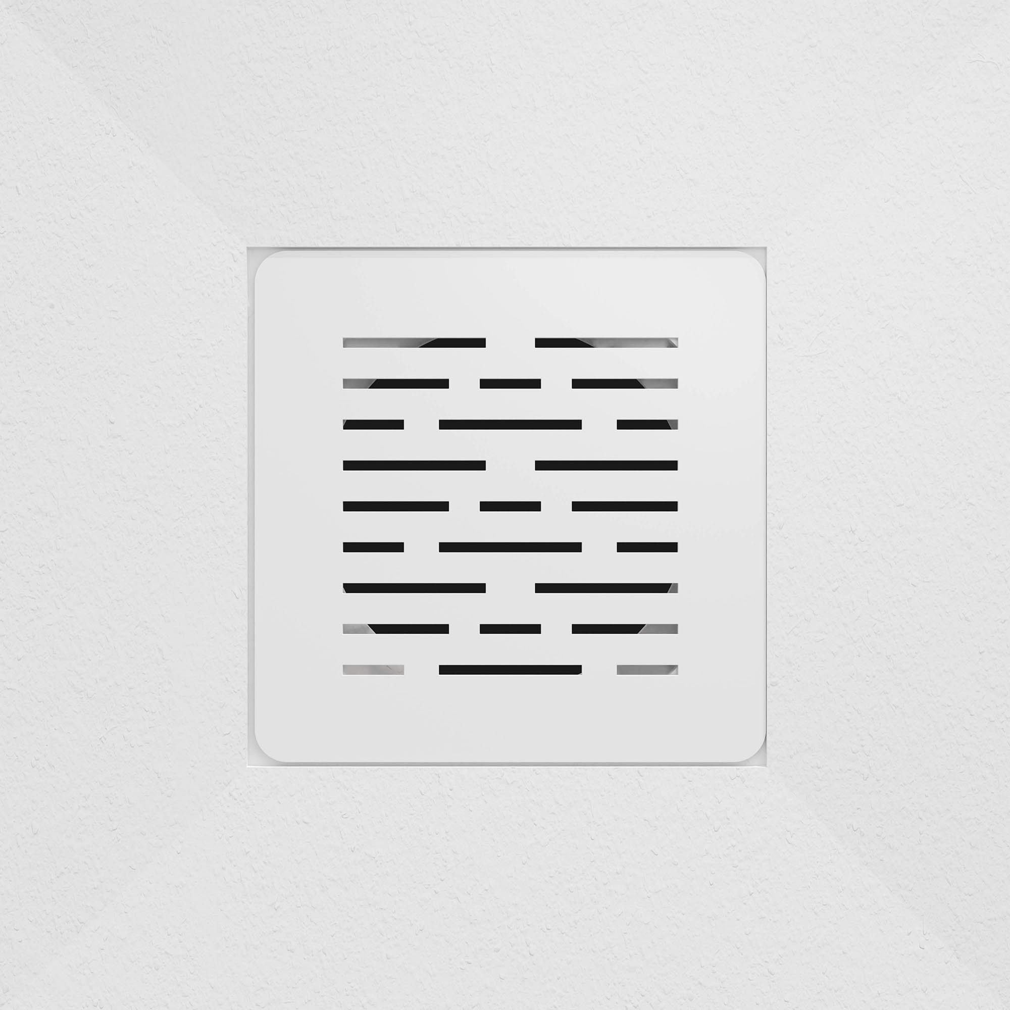 Medio Line Weiß Ablauf Detail