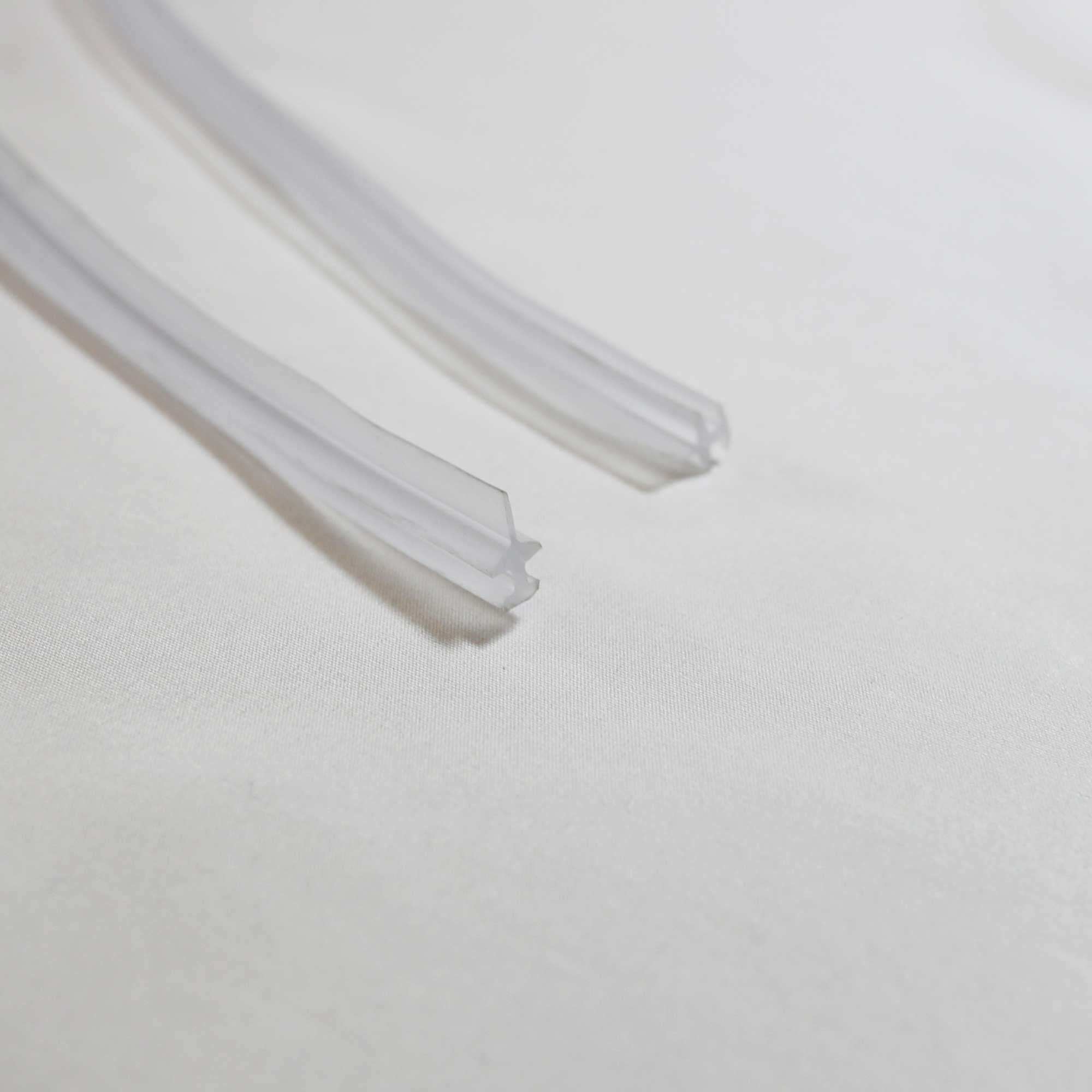2x Duschdichtung, gerade, 2000 mm