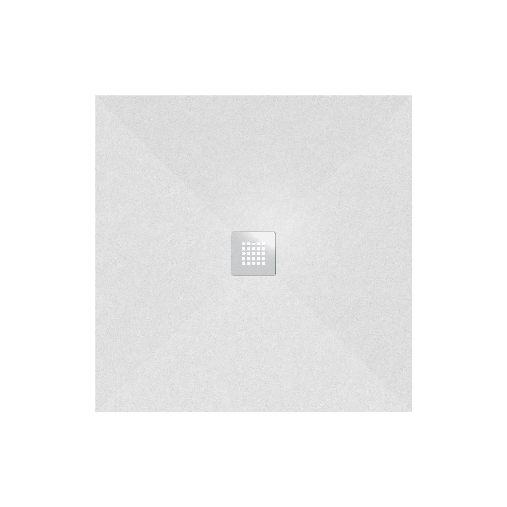 1915 Quadratduschwanne Medio-Line Freisteller oben, weiß