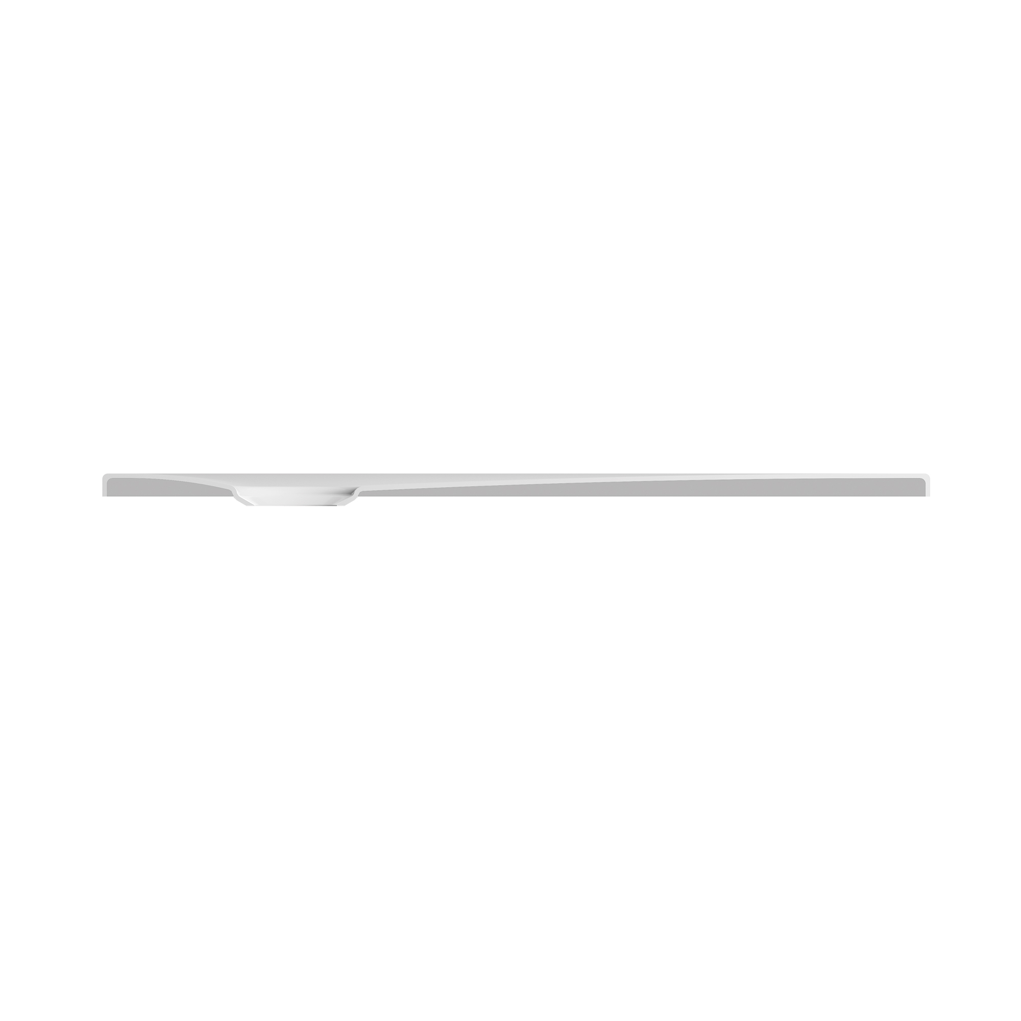 Classic Line plan Rechteckduschwanne, Querschnitt