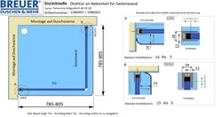 Einrückmaße - Artikel 3384003 und 3386003