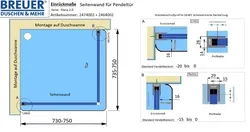 Einrückmaße - Artikel 2474002 + 2464002
