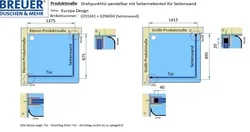 Produktmaße - Artikel 0296004 + 0291041