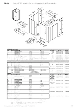 Drehtür an Nebenteil mit 2 Seitenwänden (U-Kabine) 19.01.2026