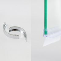 Wasserabweisdichtung, gebogen, waagerecht, für bodengleichen Einbau