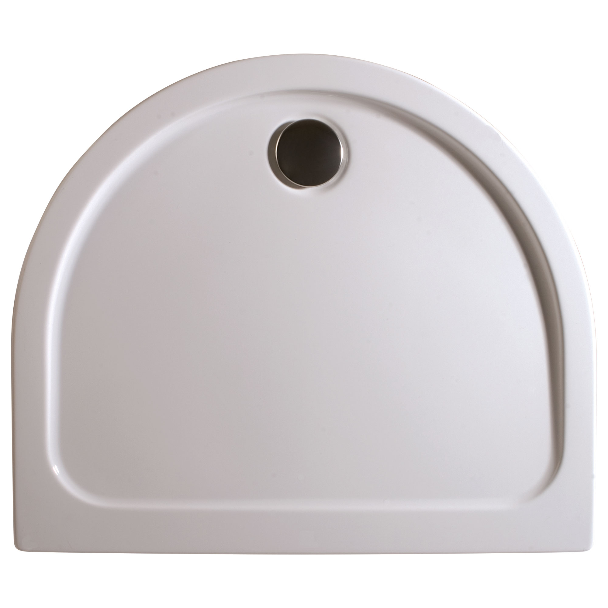 Classic Line extra flach Halbrundduschwanne