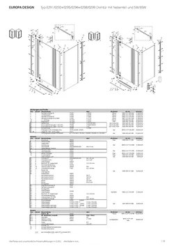Seitenwand für Drehtür mit Seitennebenteil 20.01.2026