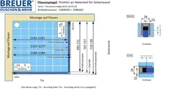 Fliesenspiegel - Artikel 33840040 und 3386002