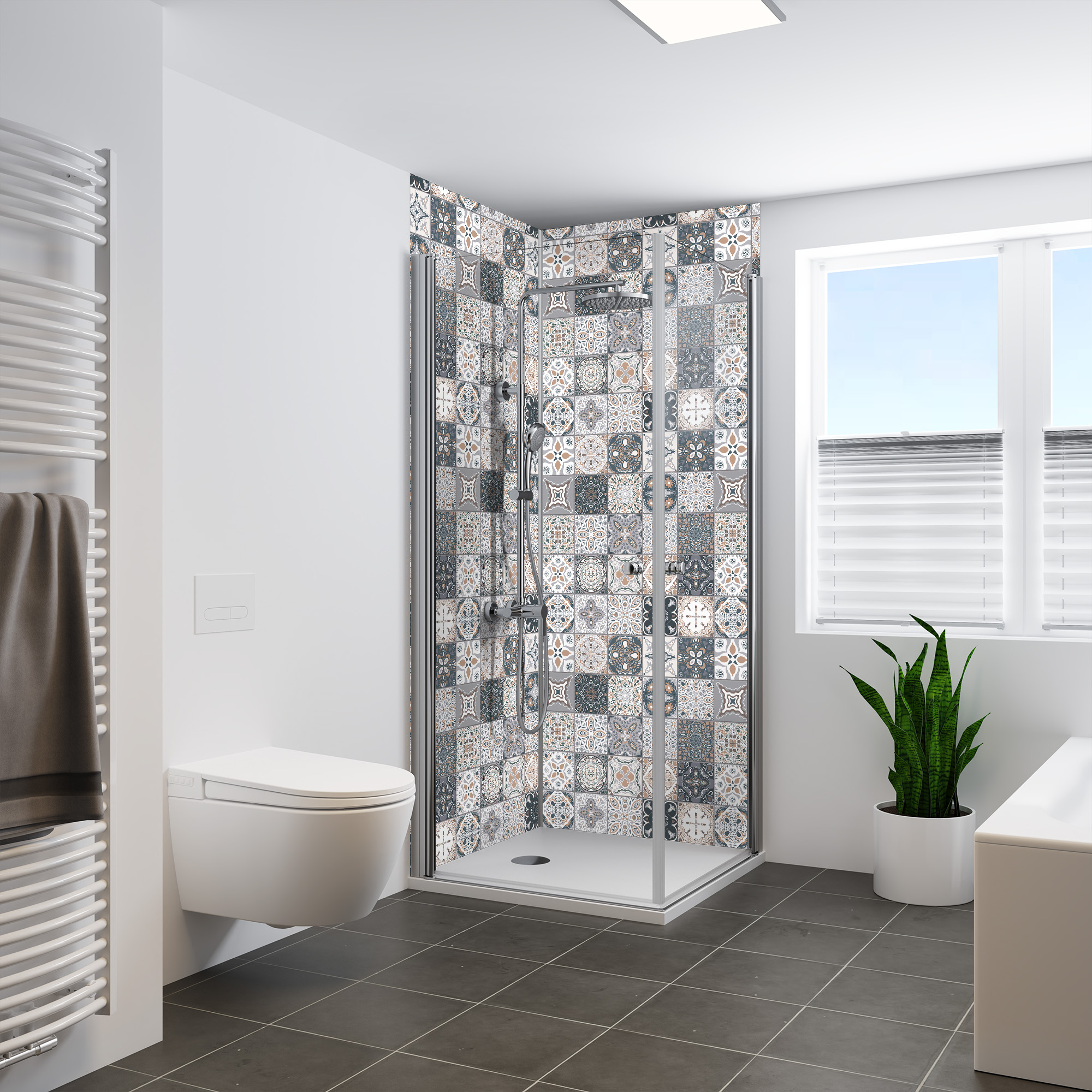 Rückwand, Fliese Mediterran