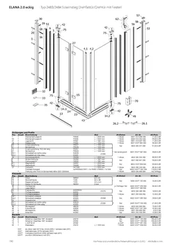 Eckeinstieg mit Drehfalttür 2-tlg. und Drehtür pendelbar an Nebenteil 20.01.2026