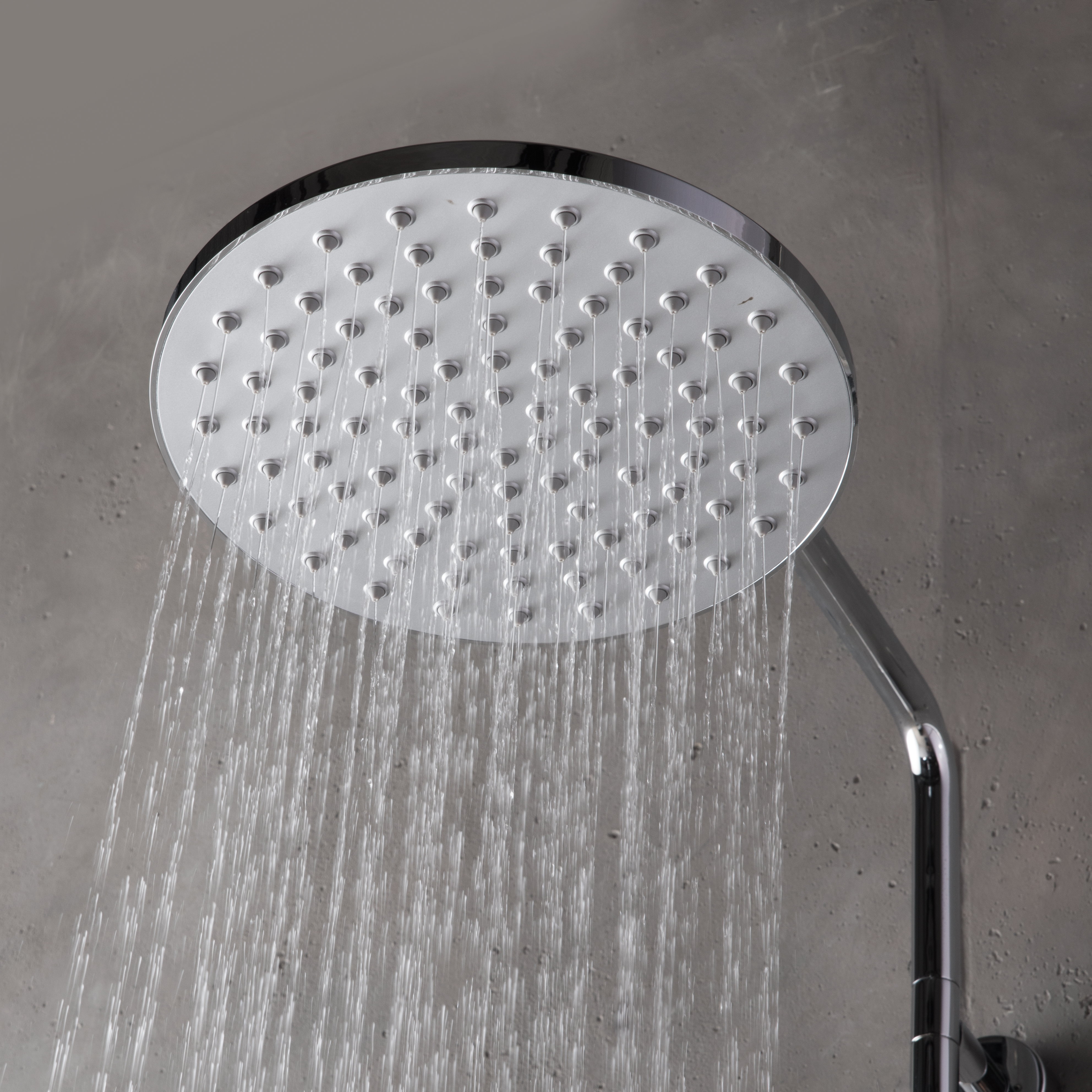 Duscharmatur Aquamaxx 340: runde Kopfbrause