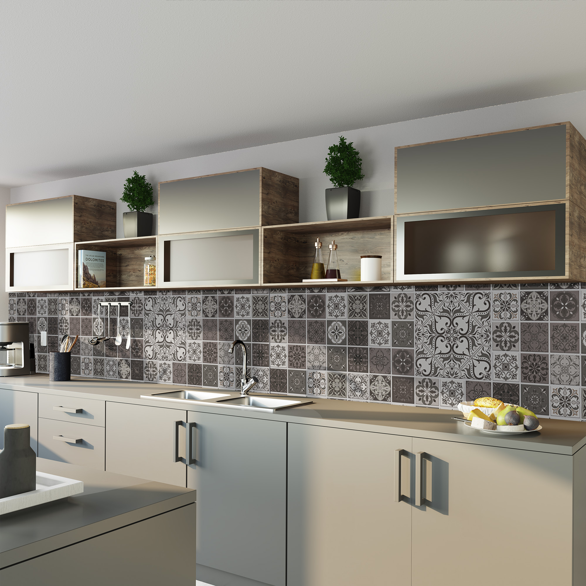 Rückwand, Marokkanische Fliese