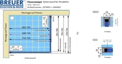 Fliesenspiegel - Artikel 2474002 + 2464002