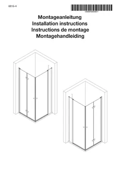 Eckeinstieg mit Drehfalttür 2-tlg. und Drehtür pendelbar an Nebenteil 23.10.2025