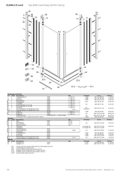 Eckeinstieg mit Drehtür pendelbar 2-tlg. 04.11.2025
