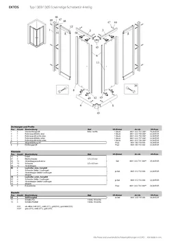 Eckeinstieg mit Gleittür / Schiebetür 4-tlg. 23.10.2025