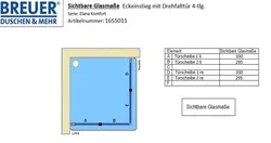 Sichtbare Glasmaße - Artikel 1655011