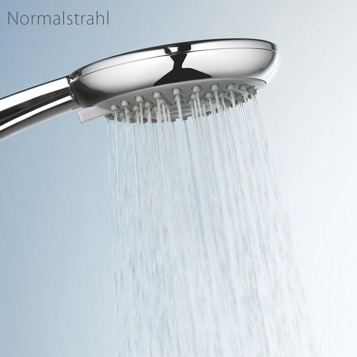 Aquamaxx 320 Duscharmatur mit eckiger Kopfbrause von Breuer Normalstrahl