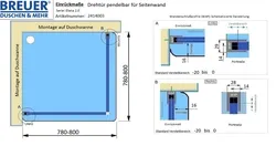 Einrückmaße und WAP-Profilmaße - Artikel 2414003 + 2421003
