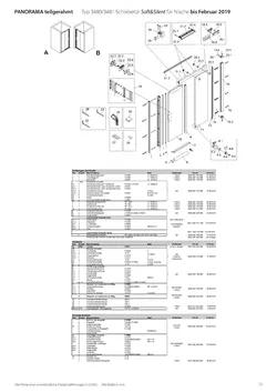 Gleittür / Schiebetür 2-tlg. in Nische 11.11.2025