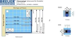 Fliesenspiegel - Artikel 2474003 + 2464003