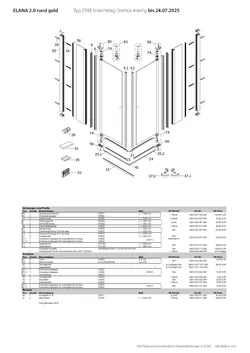 2593 Eckeinstieg mit Drehtür 4-tlg. 20.04.2026