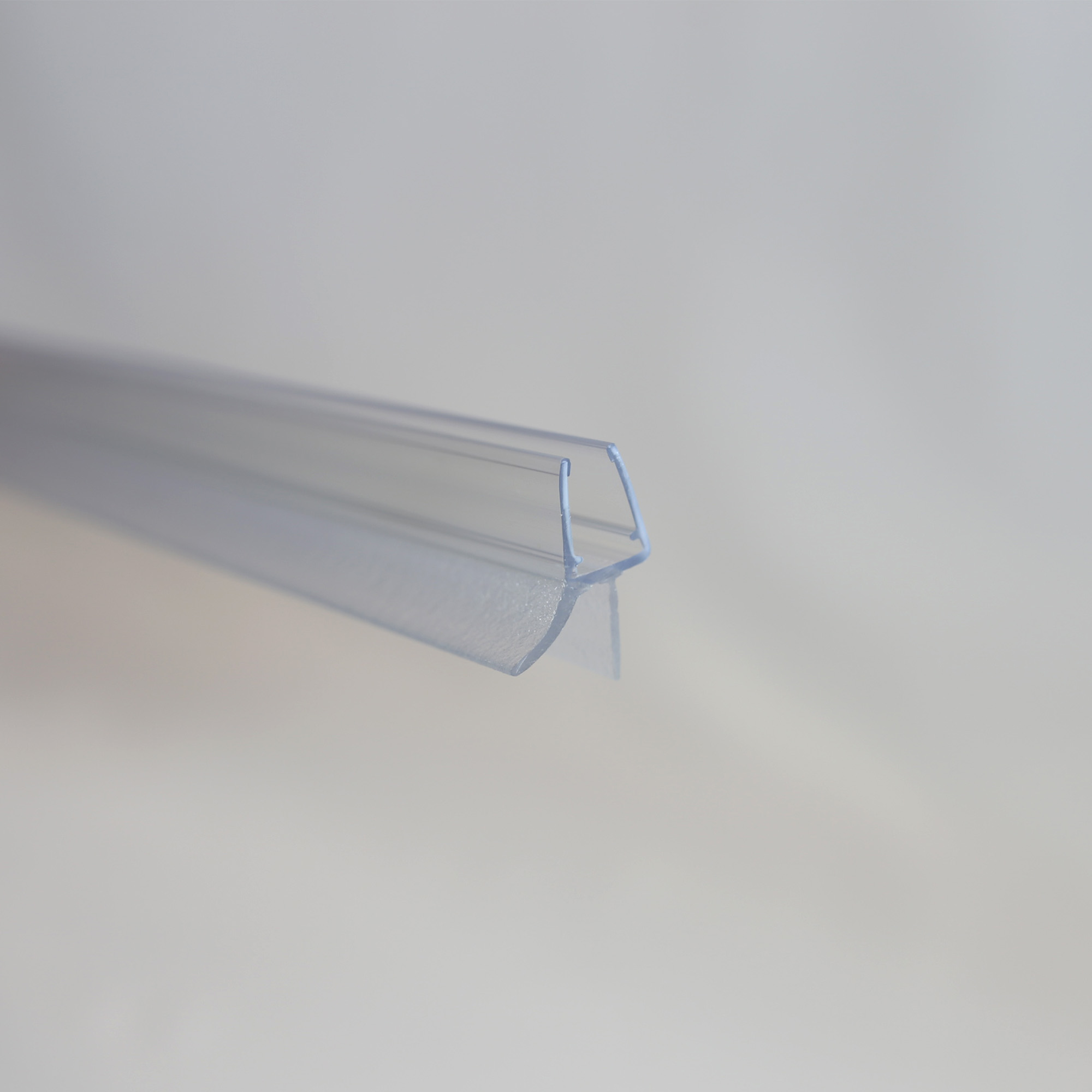 Wasserabweisdichtung, gerade, waagerecht, 1x 1000 mm für 8 mm Glas, Detail