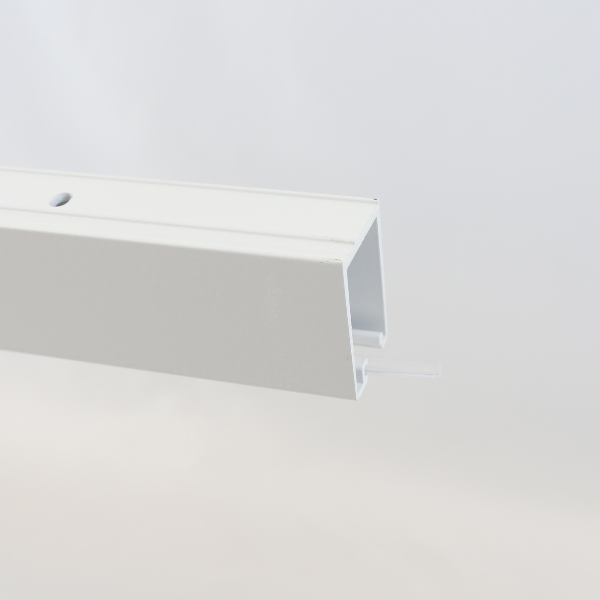 Wandanschlussprofil - Weiß matt/ eckig