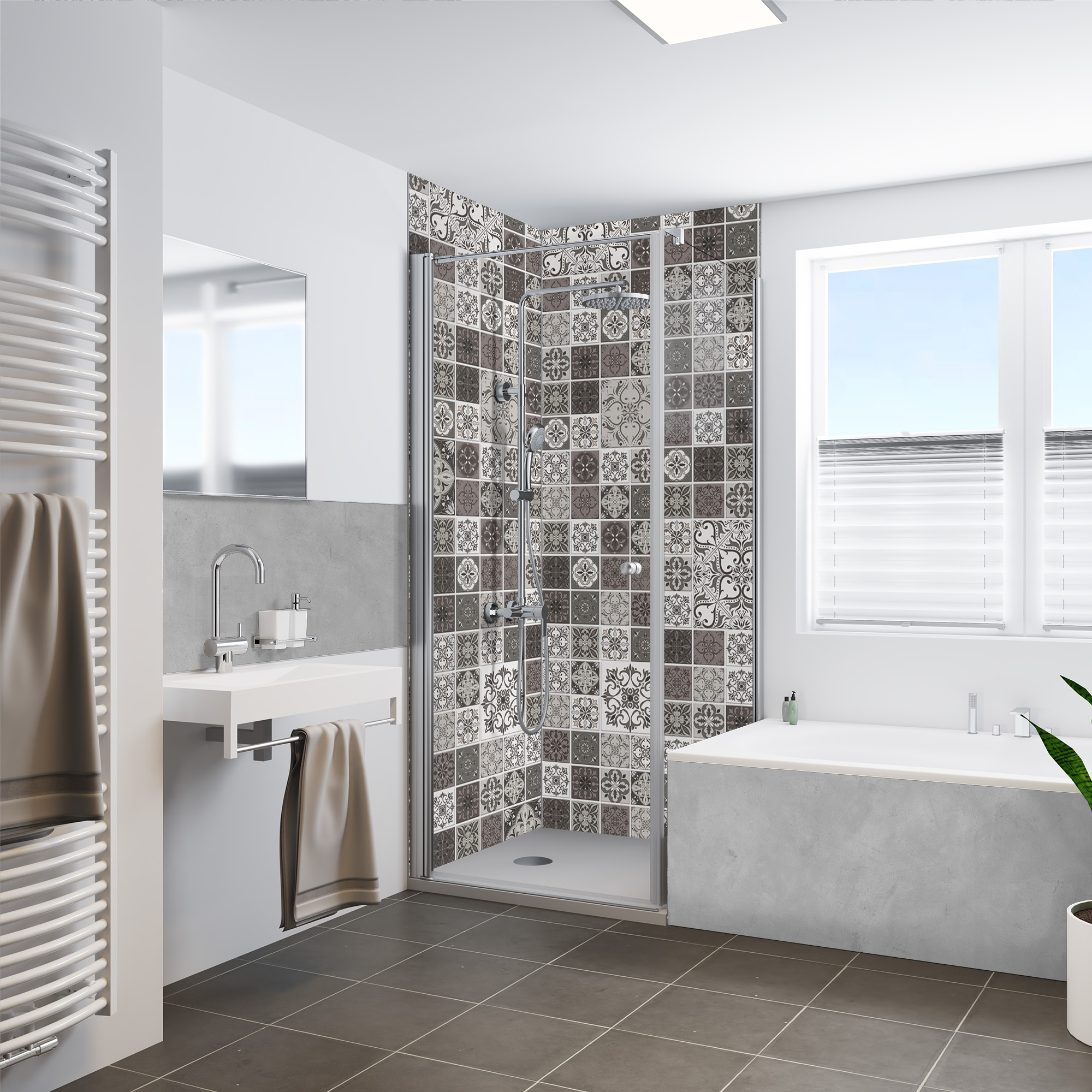 Rückwand, Marokkanische Fliese