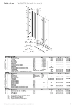 Drehfalttür 2-tlg. als Walk In 09.10.2025
