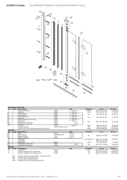 2497 Badewannenfaltwand 2-tlg. 08.10.2025