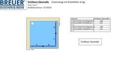 0173014 Sichtbare Glasmaße