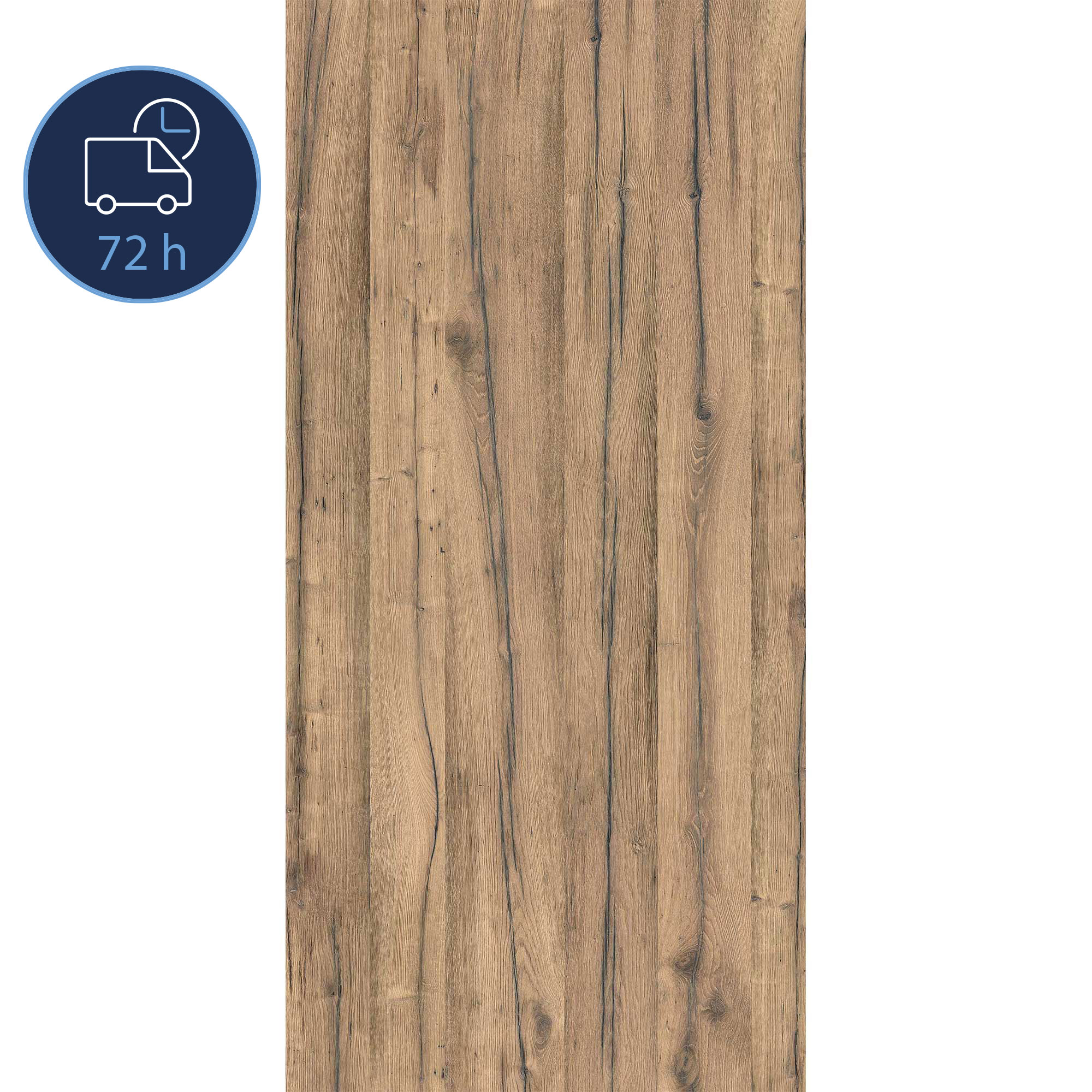 QUICK 72 Rückwand Holz-Dekor Eiche