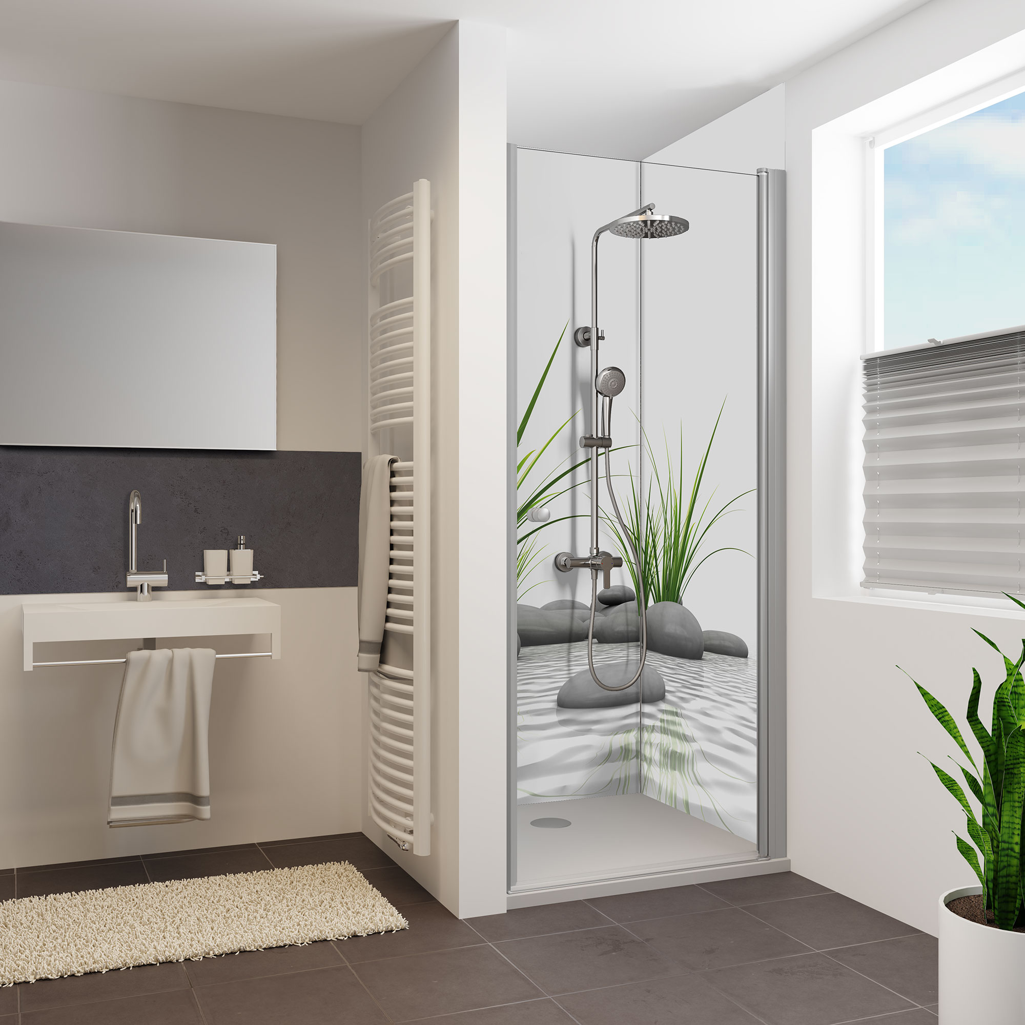 Rückwand Foto Zen & Gras