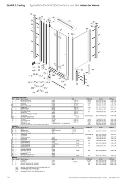 Drehfalttür 2-tlg. für Seitenwand 20.01.2026
