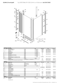 2587 Drehtür pendelbar für Seitenwand 20.04.2026