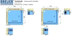 Produktmaße - Artikel 2474002 + 2464002