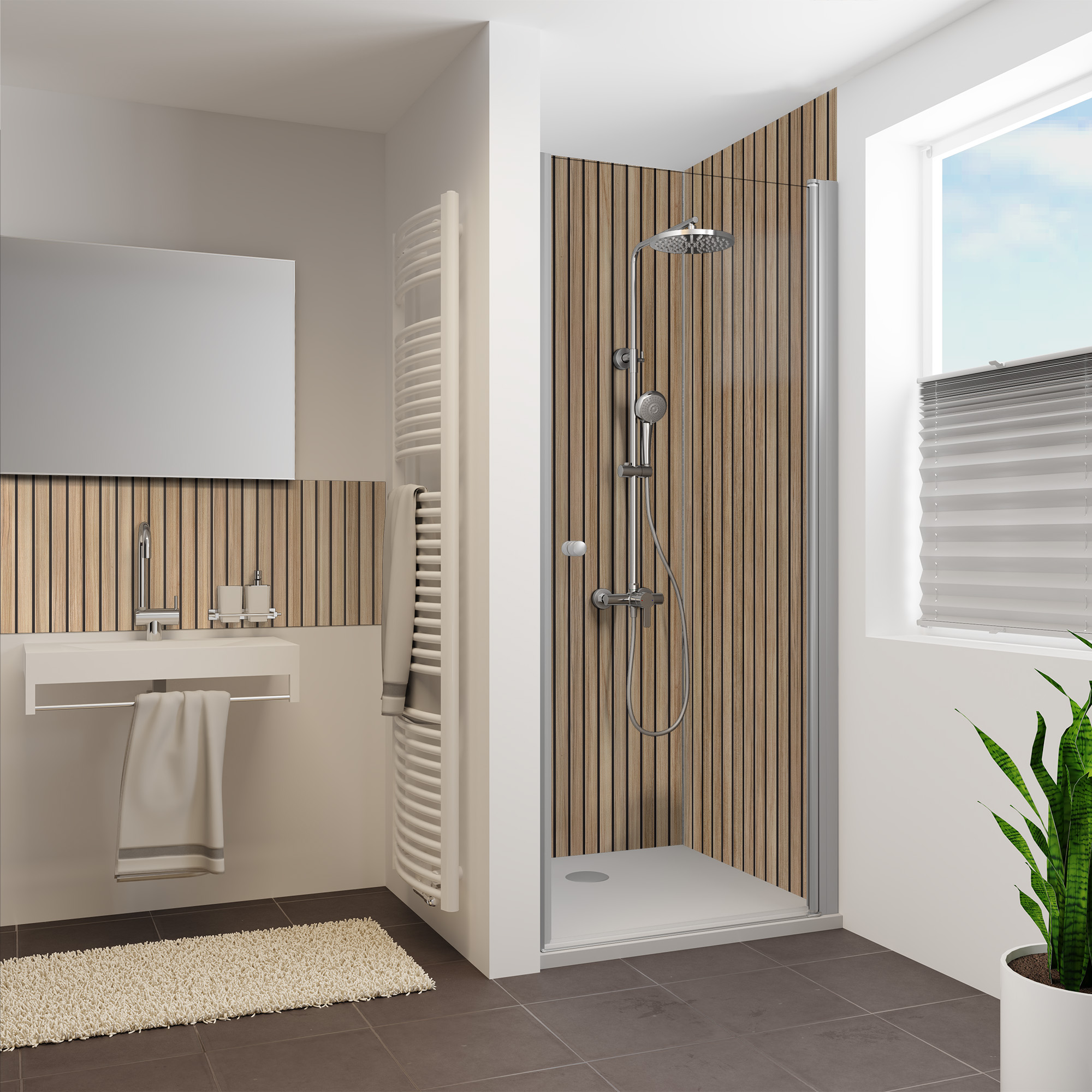 Rückwand, Scandi vertikal