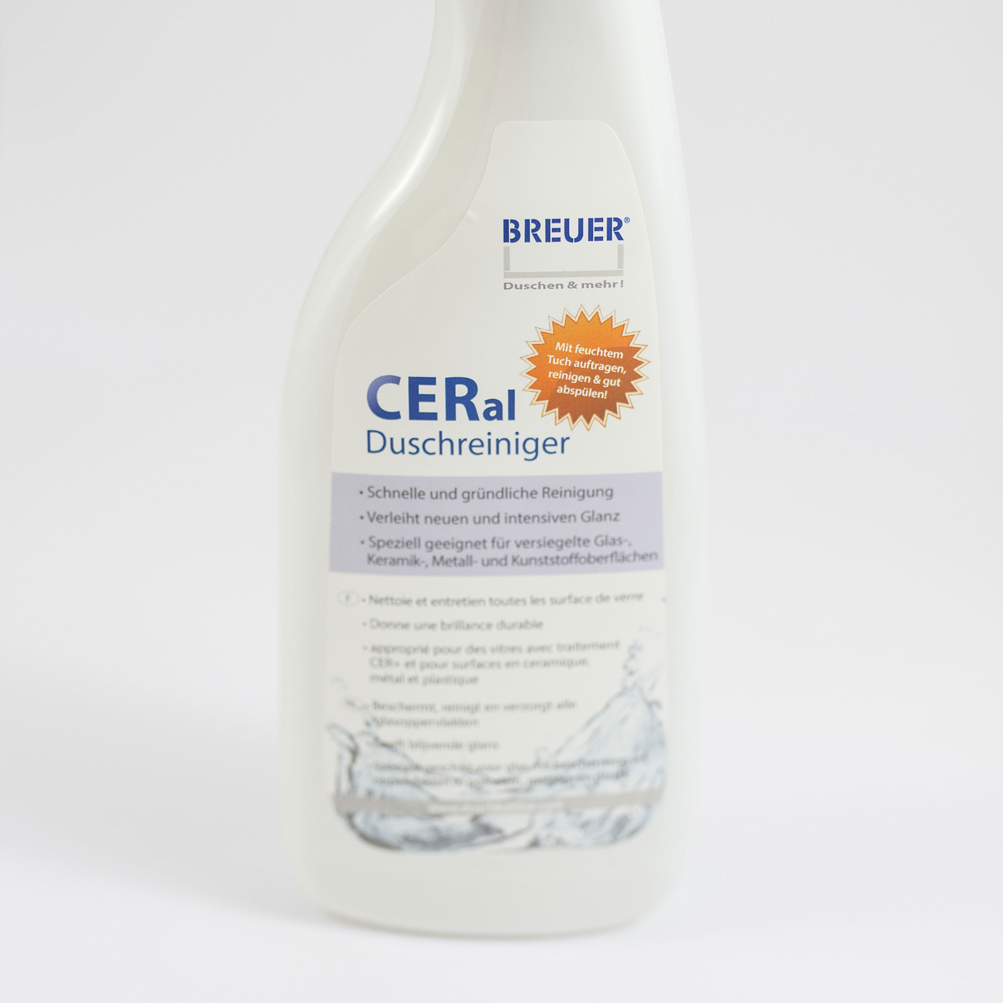CERal reiniger nah von vorne