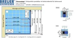 Fliesenspiegel - Artikel 0291040 + 0296004