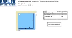 Sichtbare Glasmaße - Artikel 2482011