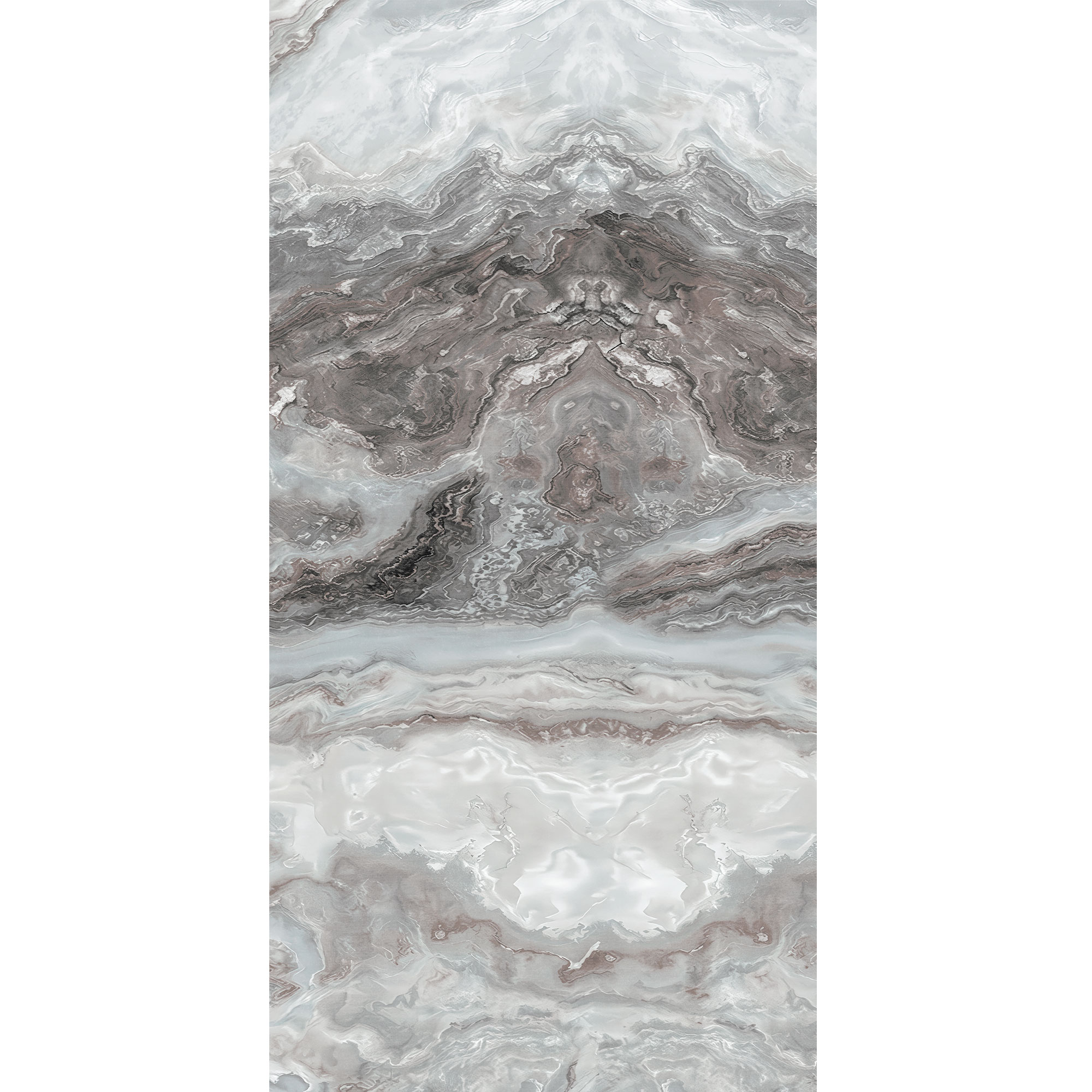 Duschrückwand Seidenmatt Marmor Achat Grau