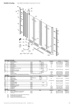 Drehfalttür 4-tlg. in Nische 08.10.2025