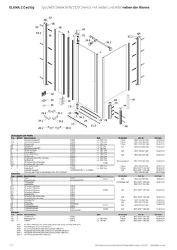 verkürzte Seitenwand für Drehfalttür 2-tlg. 20.01.2026
