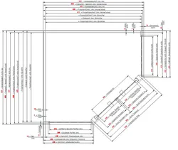 0663017 Standard Kundenmaß 900 x 900mm_Montage auf Duschwanne